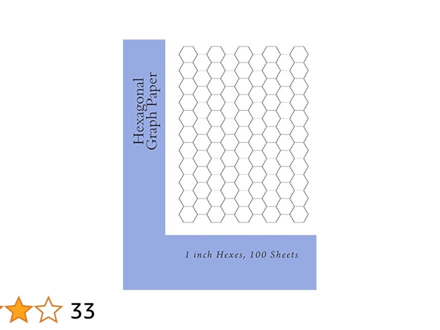 Hexagonal Graph Paper 1 Inch Hexes 100 Sheets Fleury Paul M 9781495434204 Amazon Books