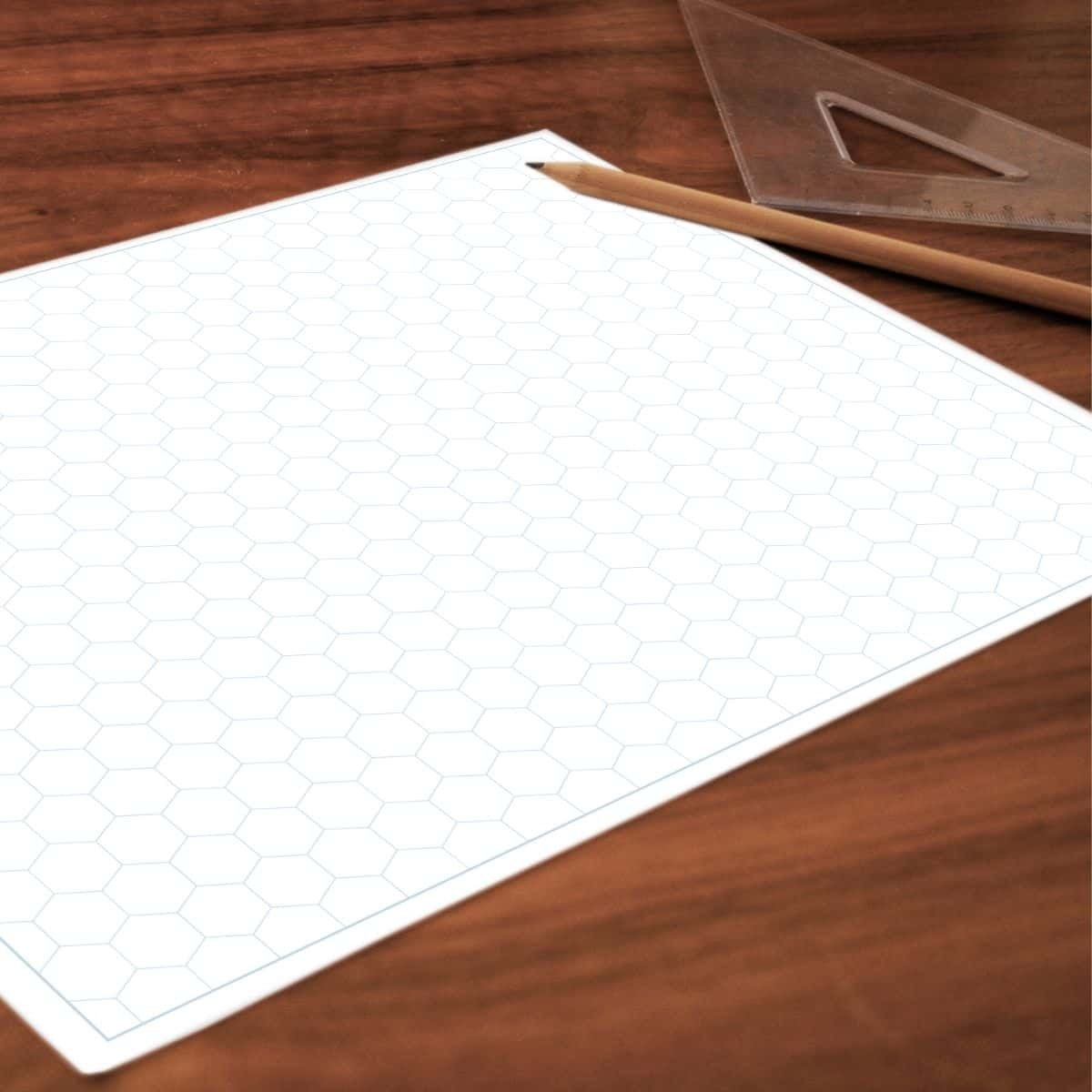 Hexagon Graph Paper Printable Free Download