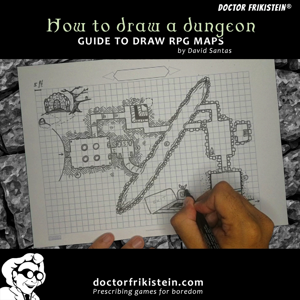 how to draw a dungeon doctor frikistein