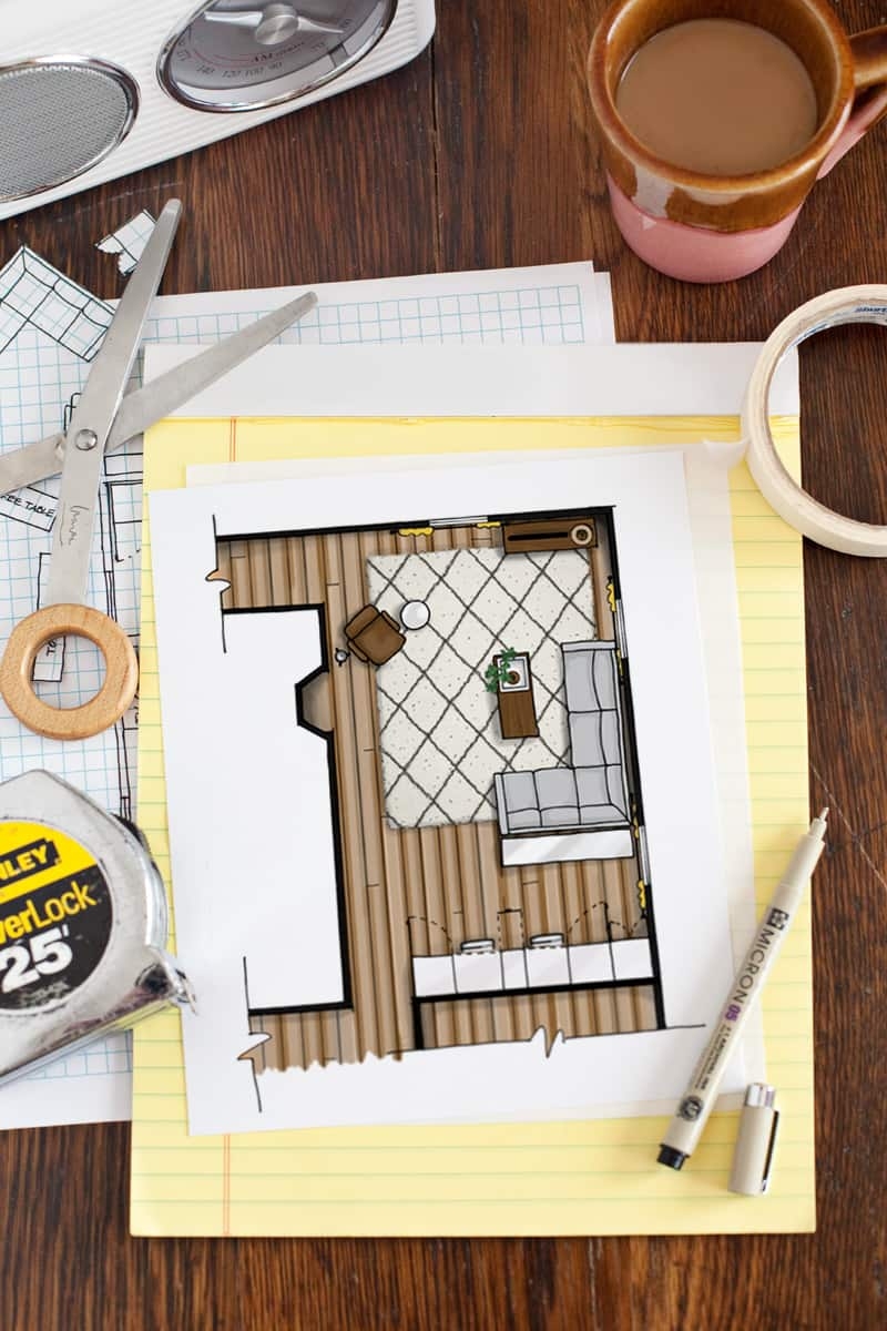 How To Draw A Floor Plan A Beautiful Mess How To Draw A Floor Plan A Beautiful Mess