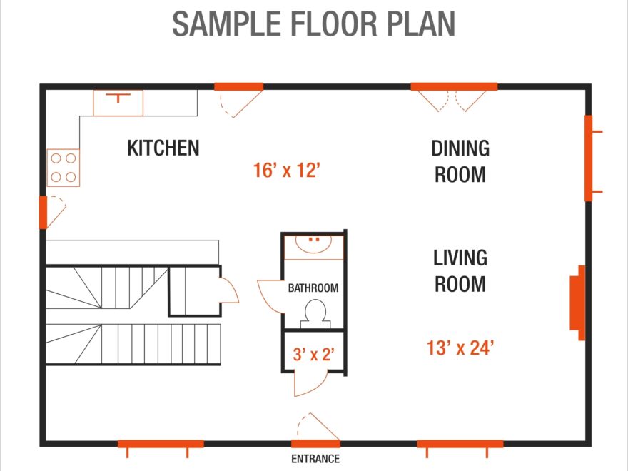 How To Draw A Floor Plan The Home Depot