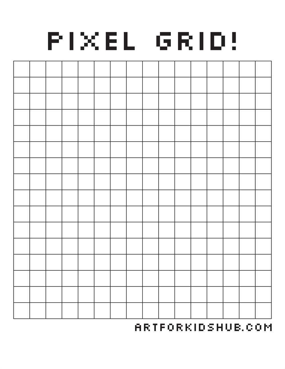 How To Draw A Kitten Pixel Art Art For Kids Hub 