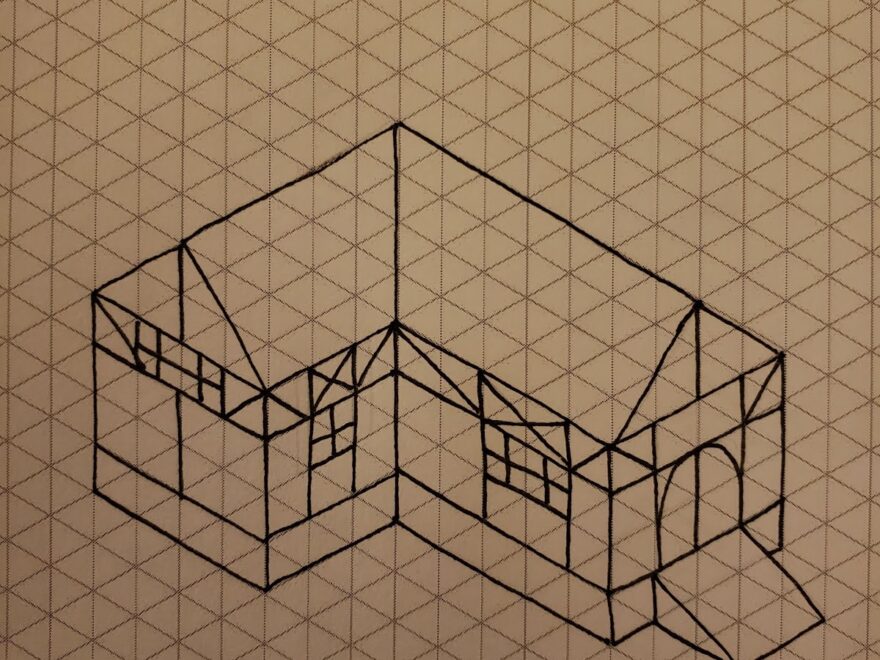 How To Draw An Isometric Village