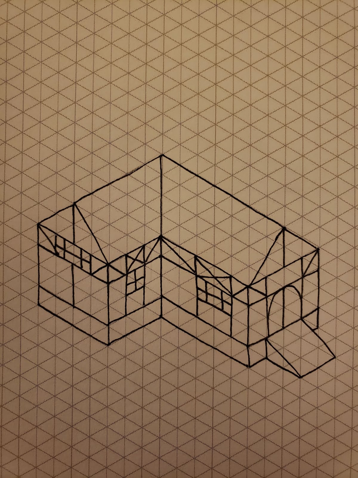 How To Draw An Isometric Village How To Draw An Isometric Village
