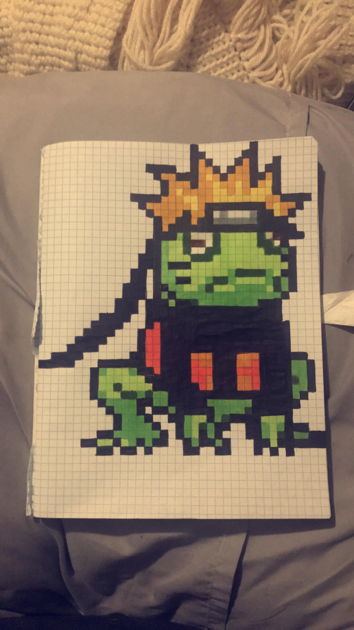 Pixel Drawings On Graph Paper