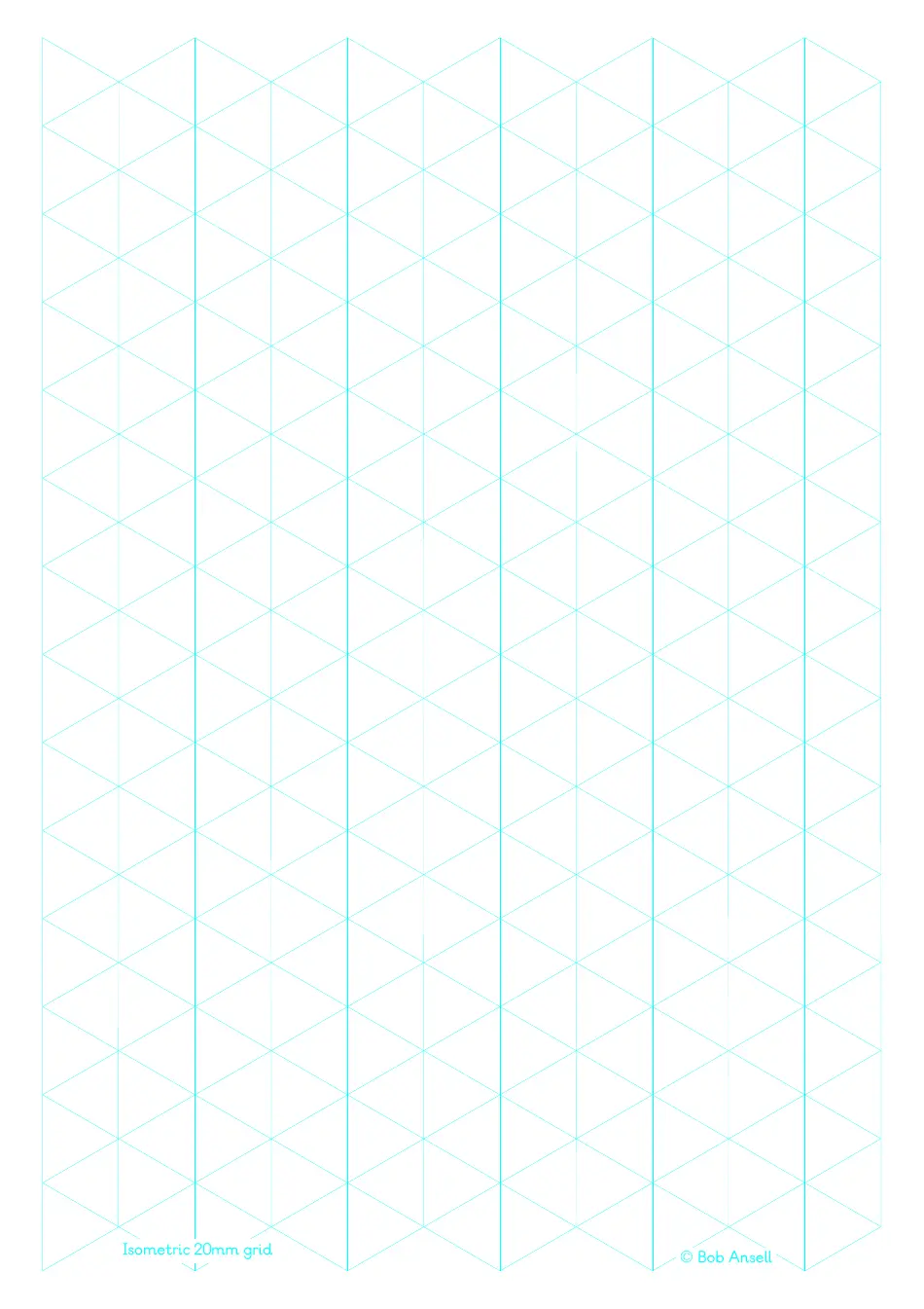 Isometric Graph Paper Template Word