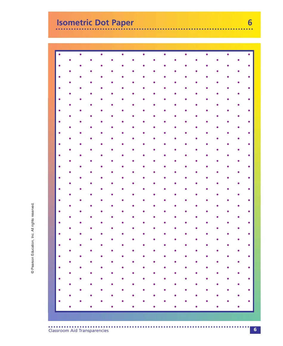 Isometric Graph Paper With Boarder