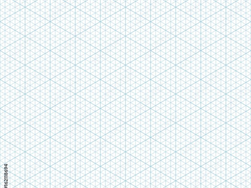 Isometric Grid Graph Paper Seamless Pattern Stock Vector Adobe Stock