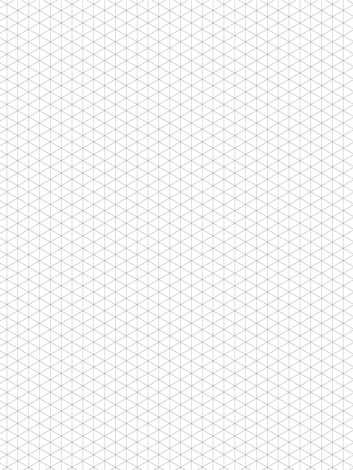 Isometric Grid Template R Supernote