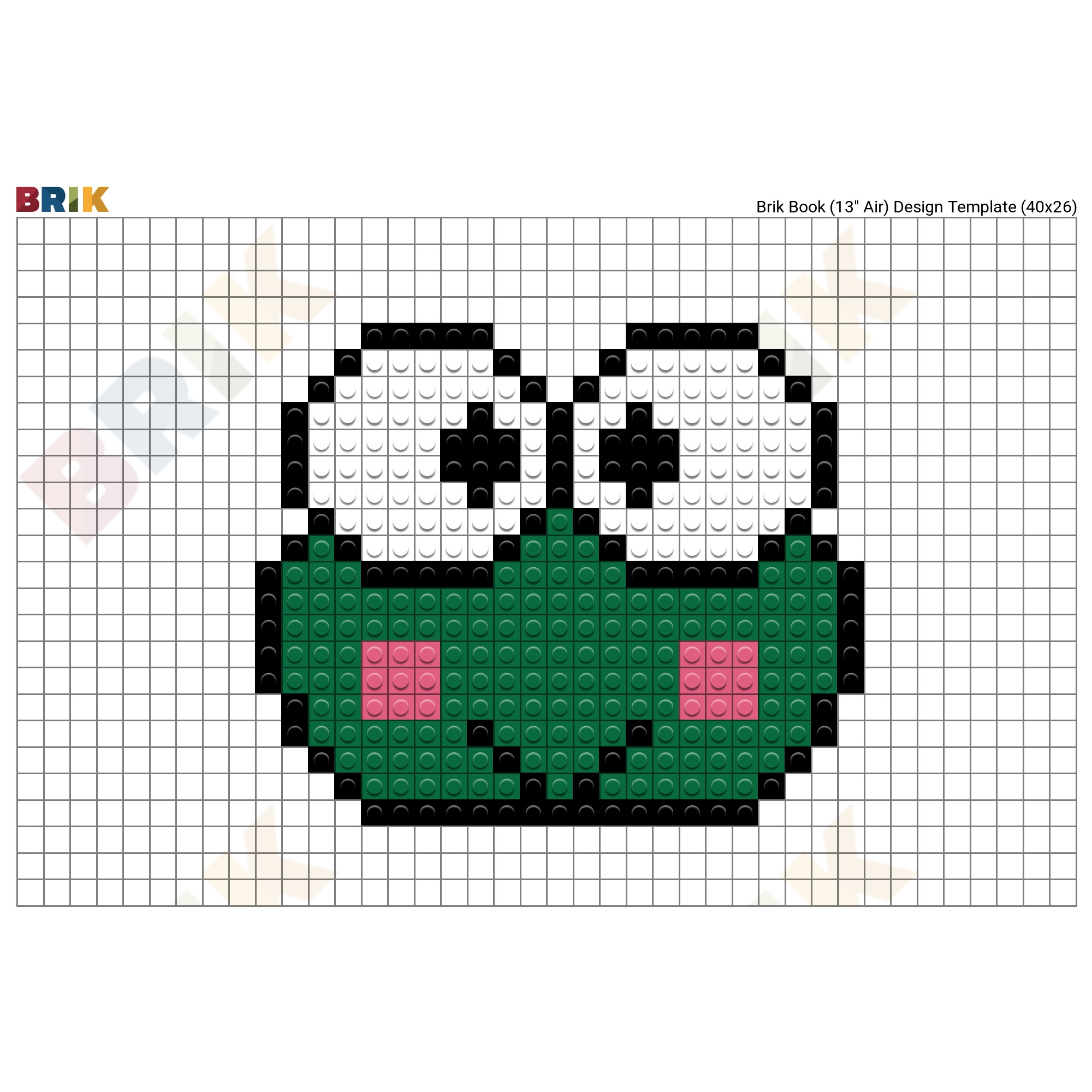 Pixel Art 11x14 Graph Paper