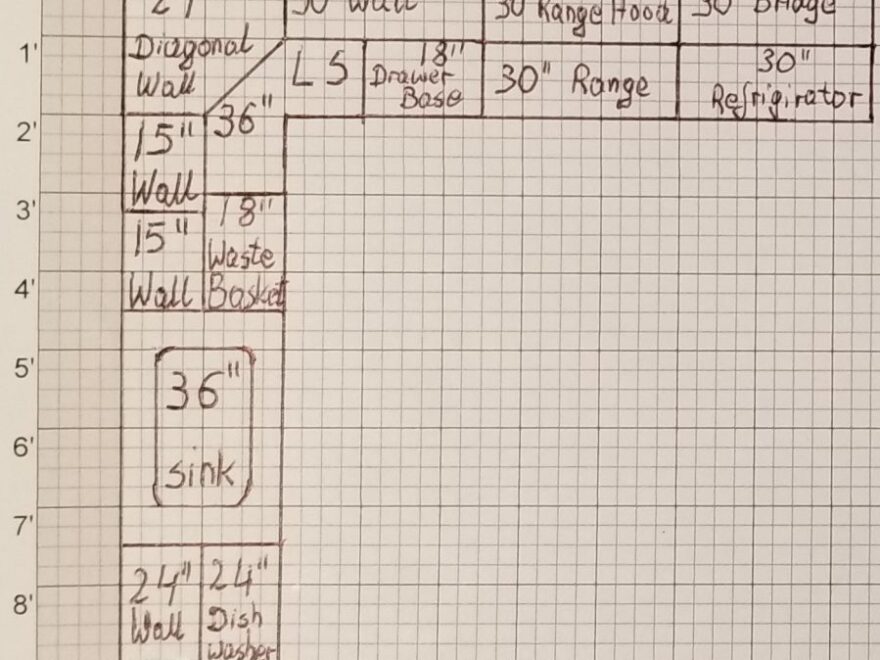 Kitchen Cabinet Drawing Design Grid PDF Factory Plaza