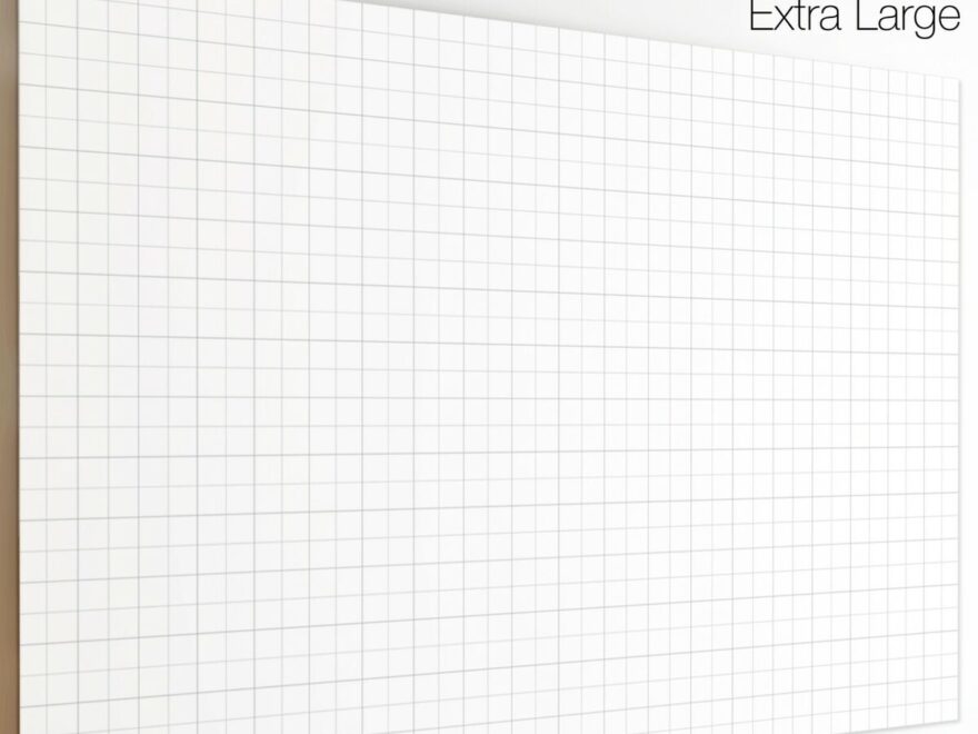 LAMINATED Square Grid Paper XL Sheet For School Teaching Classroom Learning EBay