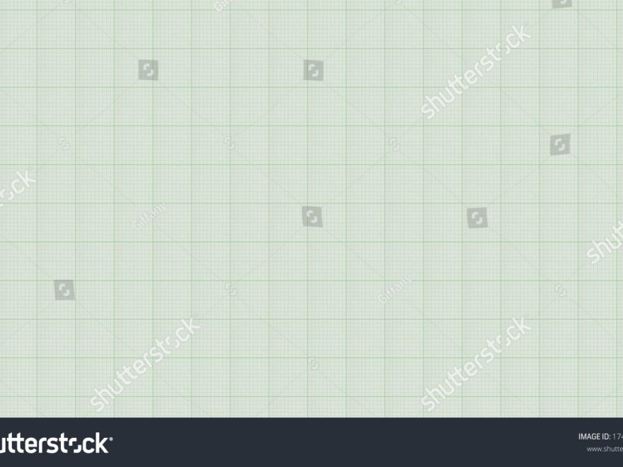 Light Green Graph Paper Pattern Background Stock Illustration 1743426371 Shutterstock