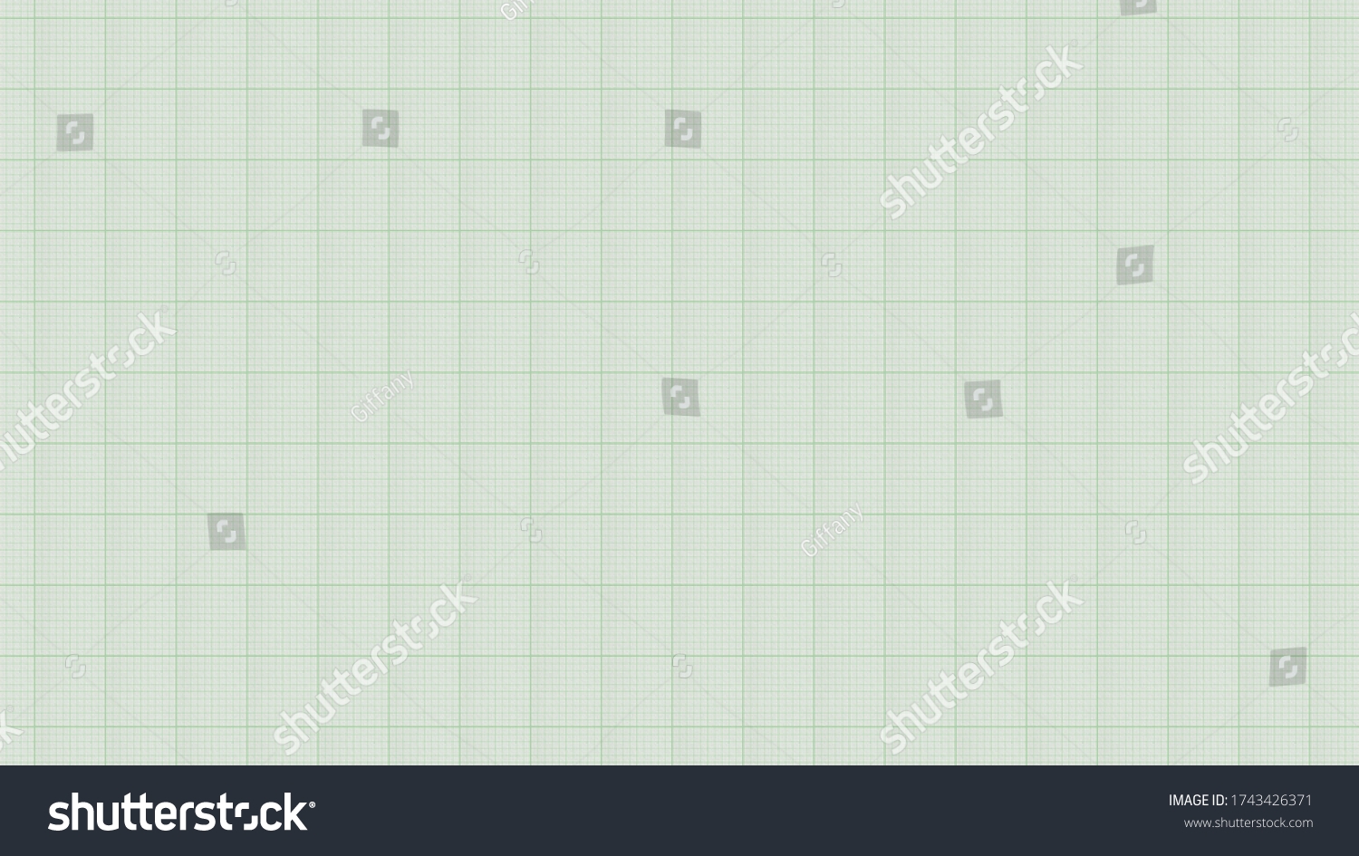 Light Green Graph Paper Pattern Background Stock Illustration 1743426371 Shutterstock