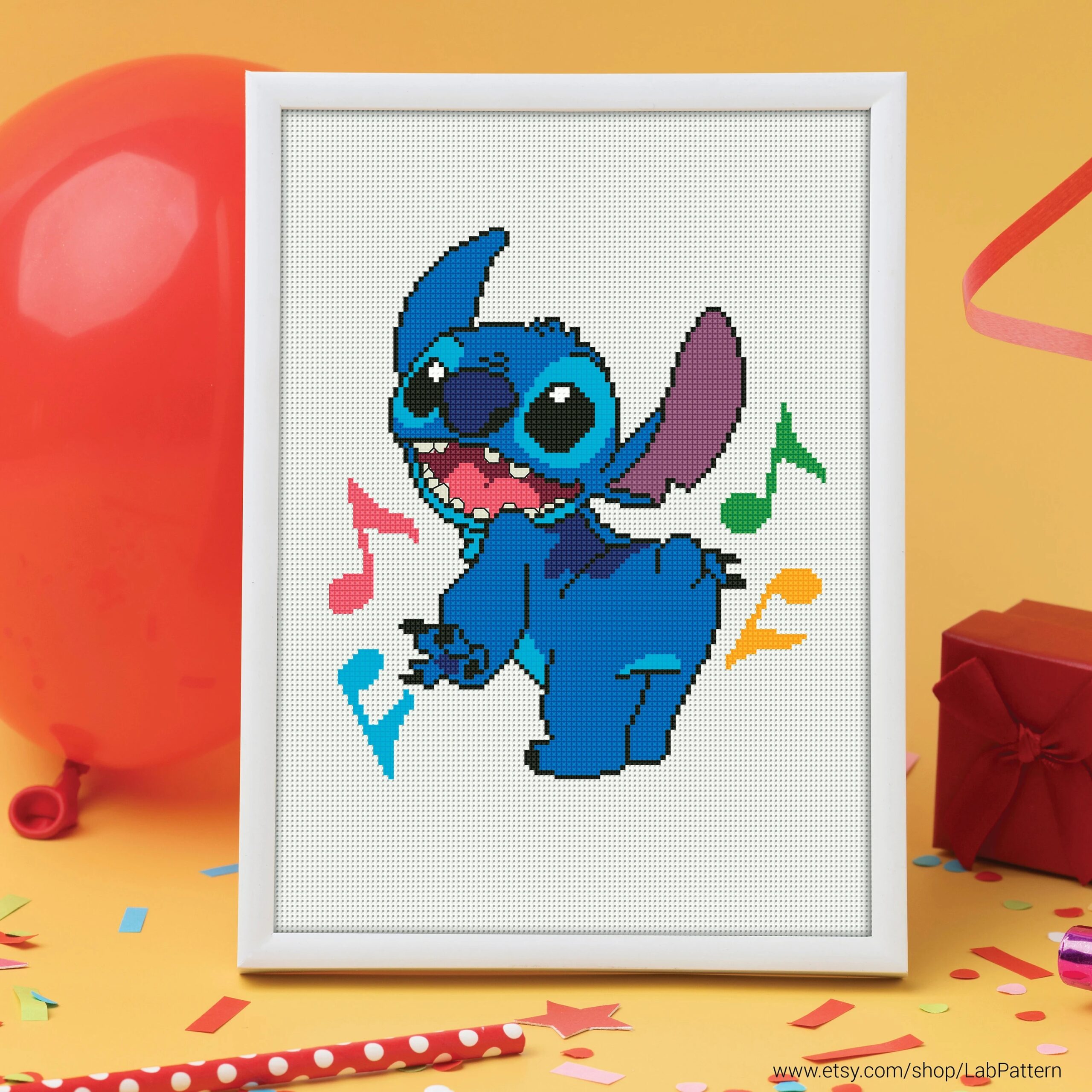 Lilo And Stitch Notes Cross Stitch Pattern Embroidery Pattern Instant Download Embroidery Designs Etsy Sweden