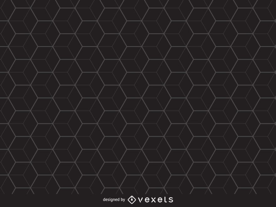 Linear Hexagon Pattern Background Vector Download