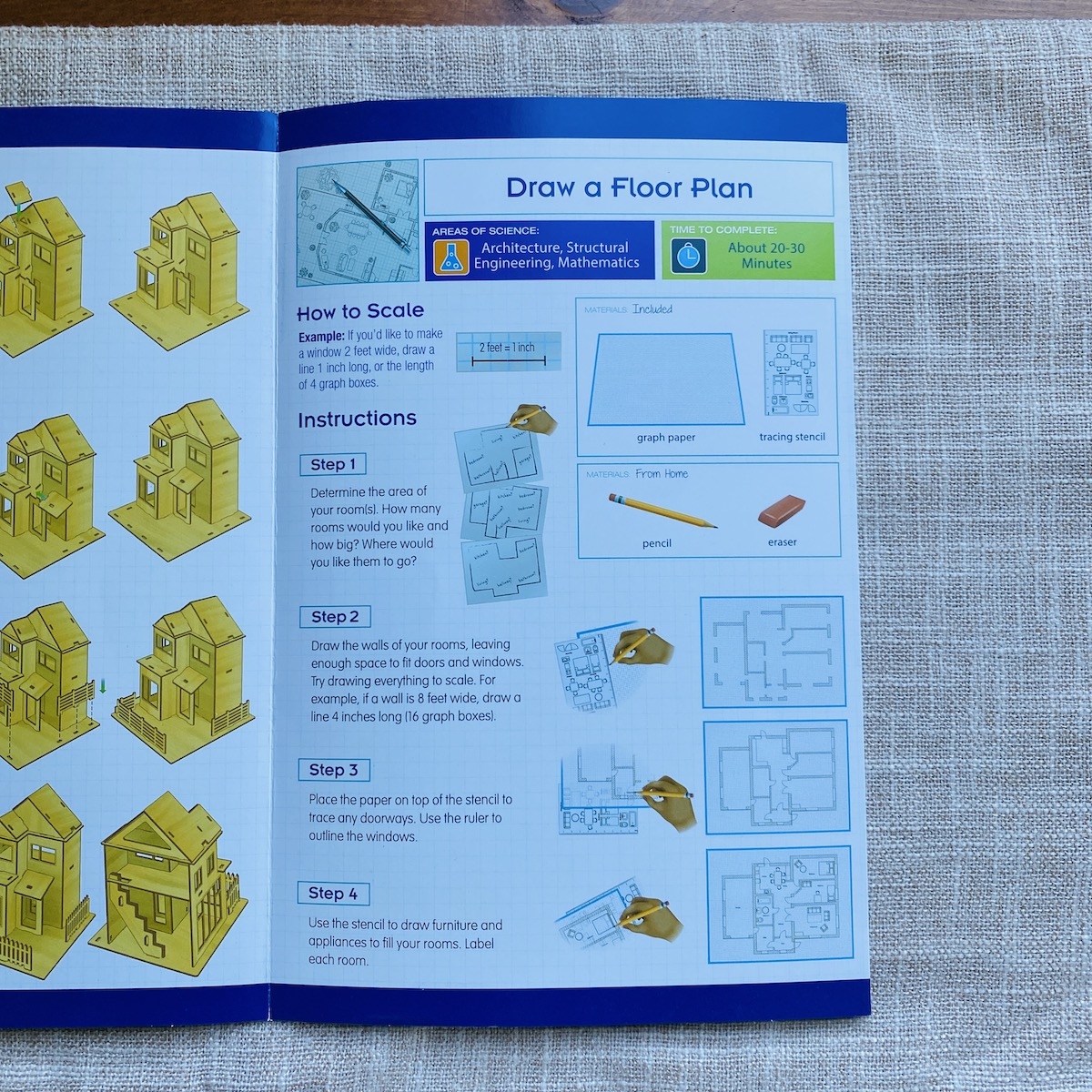 Graph Paper Box House Graph Paper Box House