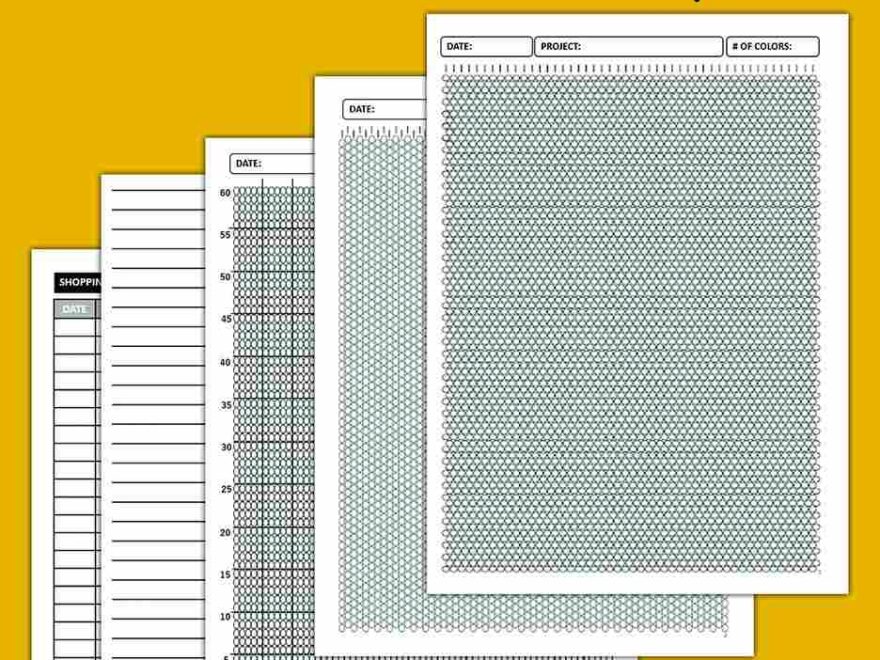 Loom Beading Graph Paper