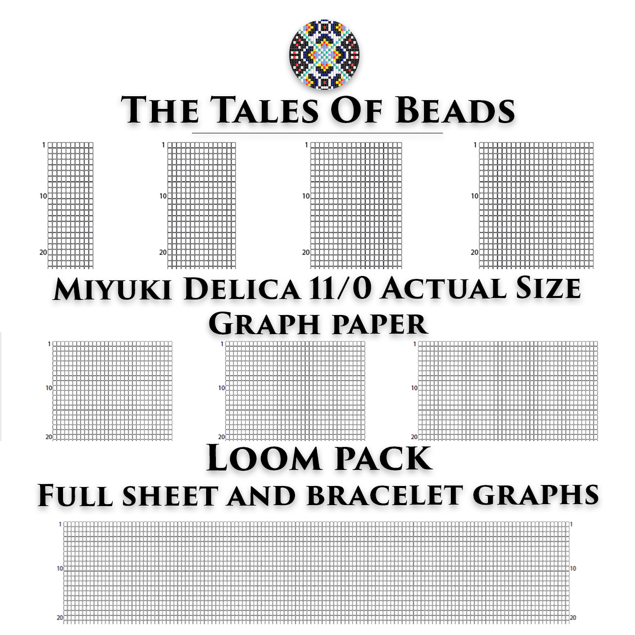 Loom Graph Paper Miyuki Delica 11 0 Actual Size Seed Bead Graph Paper Crealandia Loom Graph Paper Miyuki Delica 11 0 Actual Size Seed Bead Graph Paper Crealandia