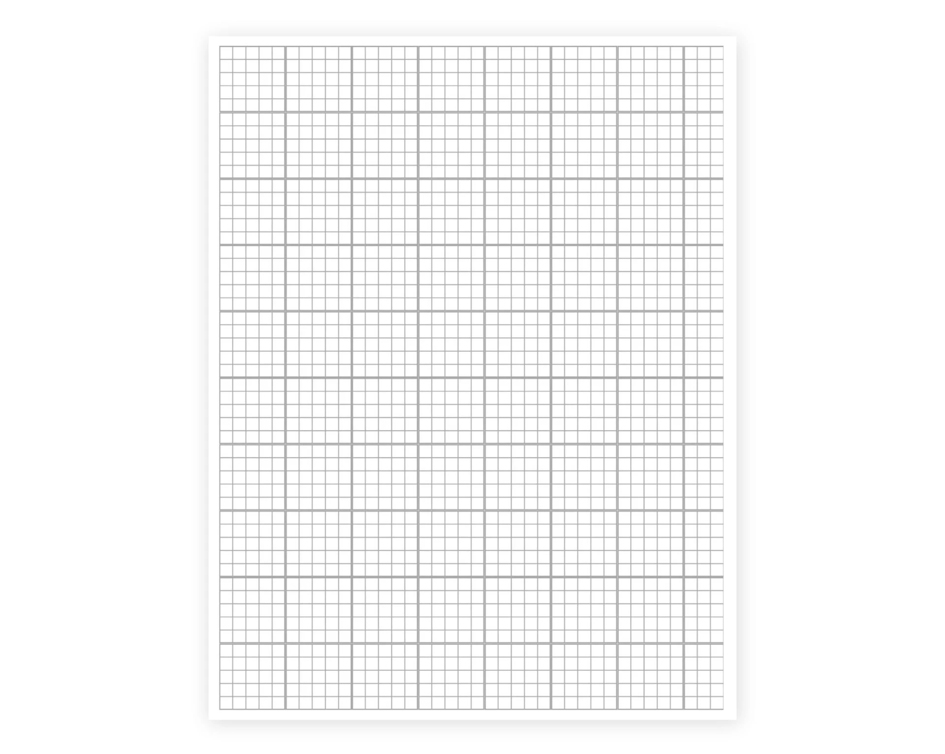 Loose Leaf Colored Graph Paper Refill Standard Letter Size Notebook Paper Pack Of 25 50 Pages Pre Punched Options