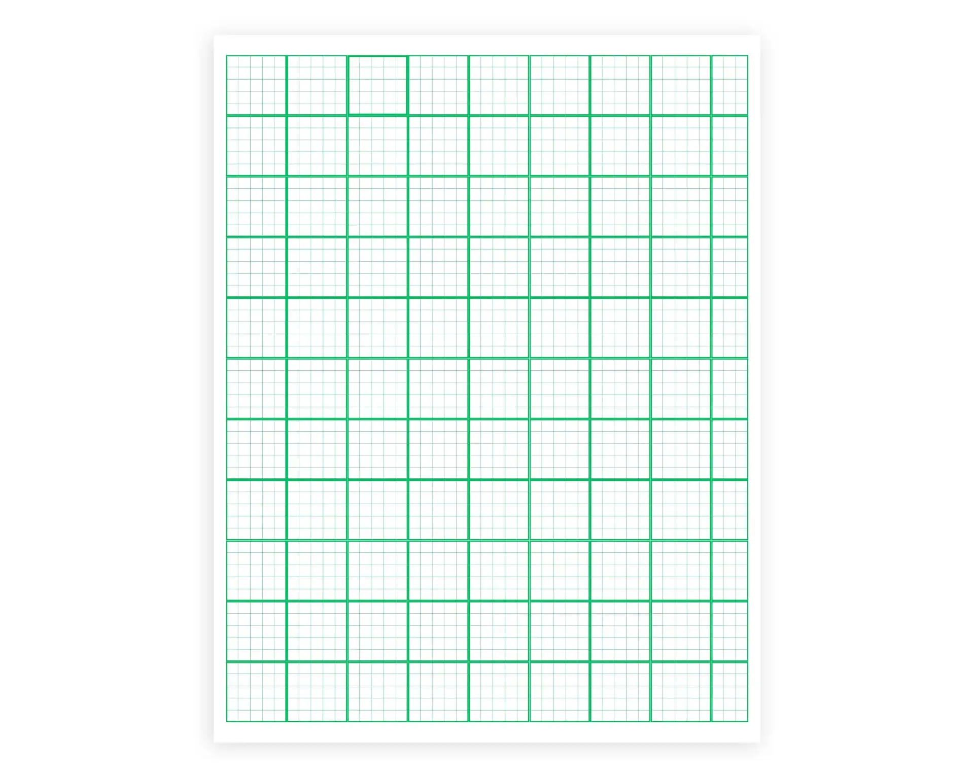 Graphic Paper Green And White