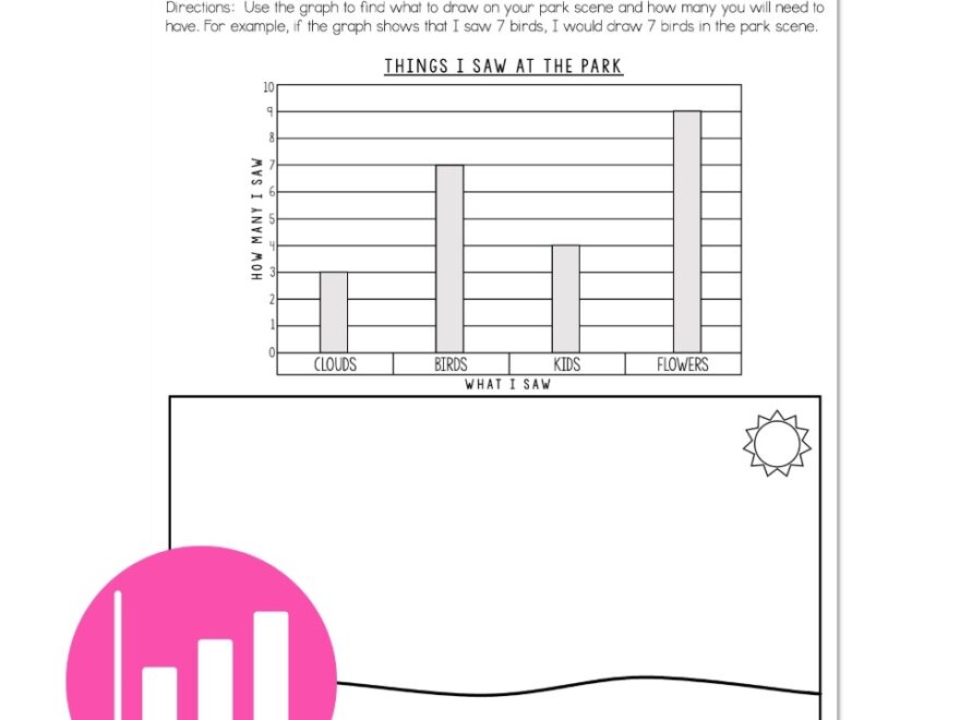 Lucky To Learn Math Lesson 6 2 Read And Create Vertical Bar Graphs Differentiation Reading A Bar Graph Lucky Little Learners