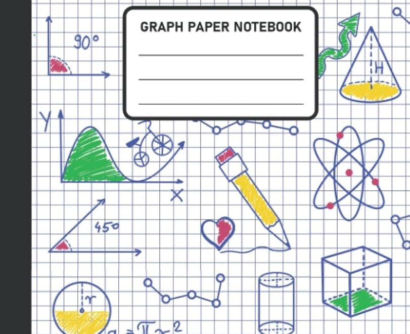 Math Notebook Graph Paper Notebook For Kids Fun Learning 7 5 X 9 25 Malone Ken 9798601378741 Amazon Books