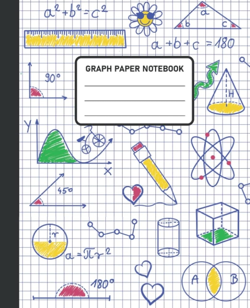 Math Notebook Graph Paper Notebook For Kids Fun Learning 7 5 X 9 25 Malone Ken 9798601378741 Amazon Books