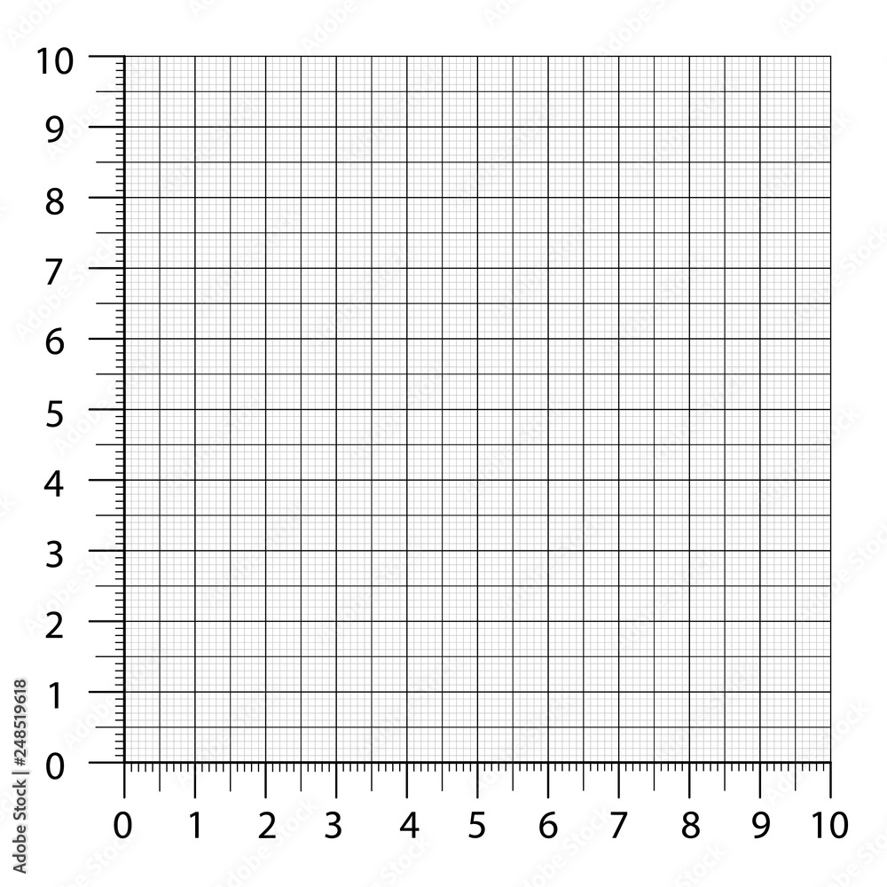 Numbers On Graphing Paper