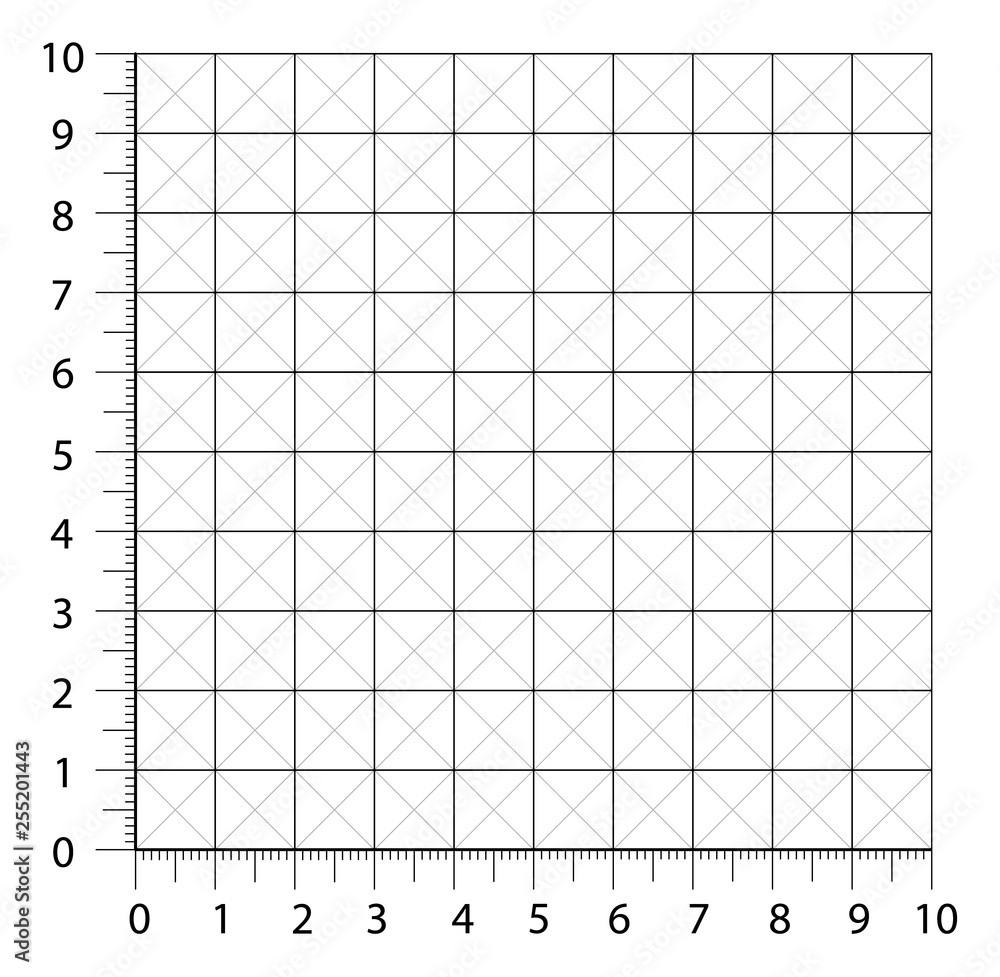 Number Graph Paper Printable