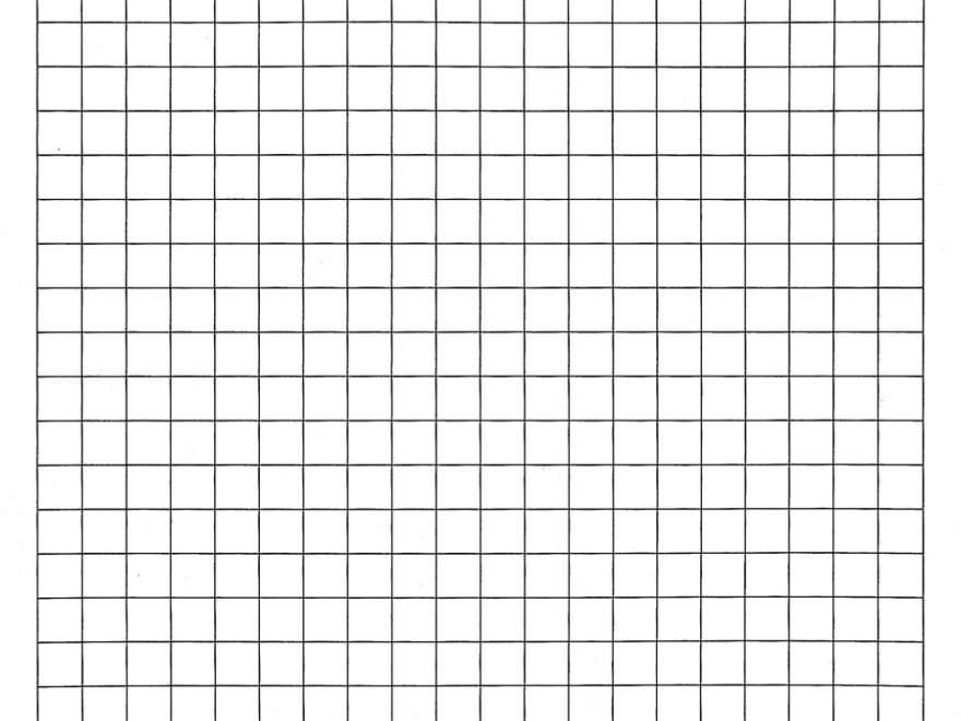 Metric 1 Centimeter Graph Paper 100 Sheets