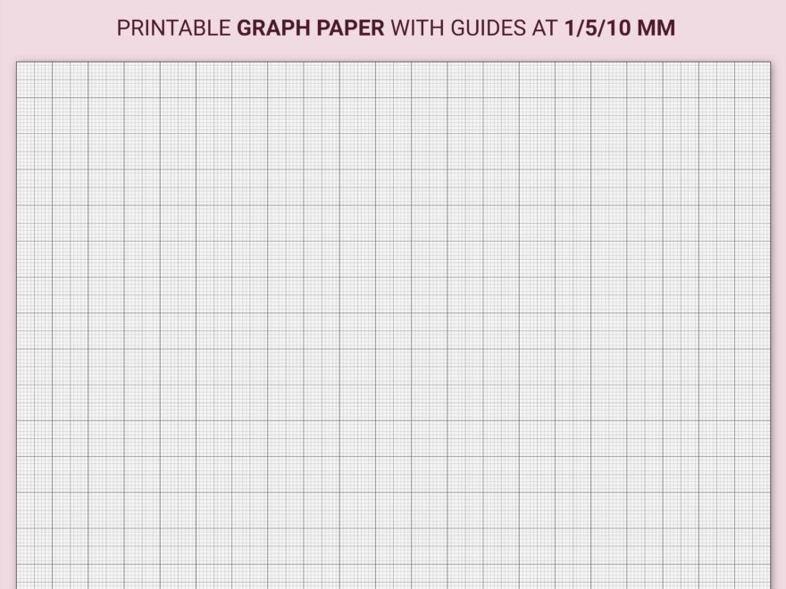Millimeter Graph Paper Printable Marginless A4 Guides At 1 5 10 Mm Cyan magenta yellow black Etsy