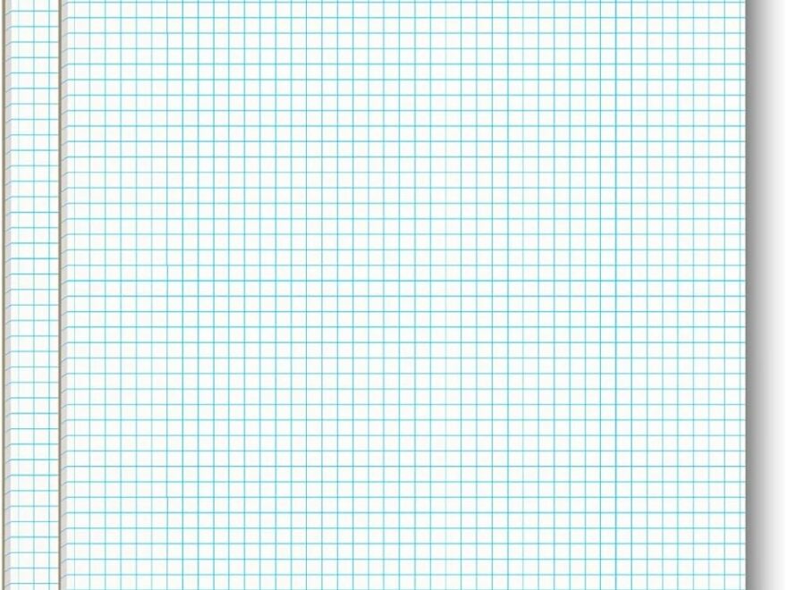 Mr Pen Graph Paper 2 Pack Of 22 Sheets 17 x11 4x4 4 Squares Per Inch Graphing Paper Grid Paper Pad Math Graph Paper Pad Walmart