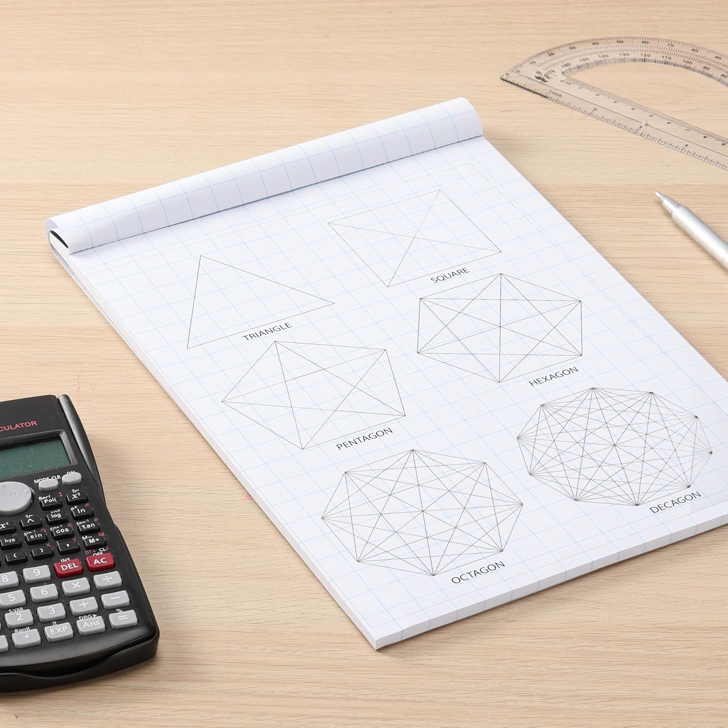 Mr Pen Graph Paper 2 Squares Per Inch 8 5x11 55 Liberia Ubuy