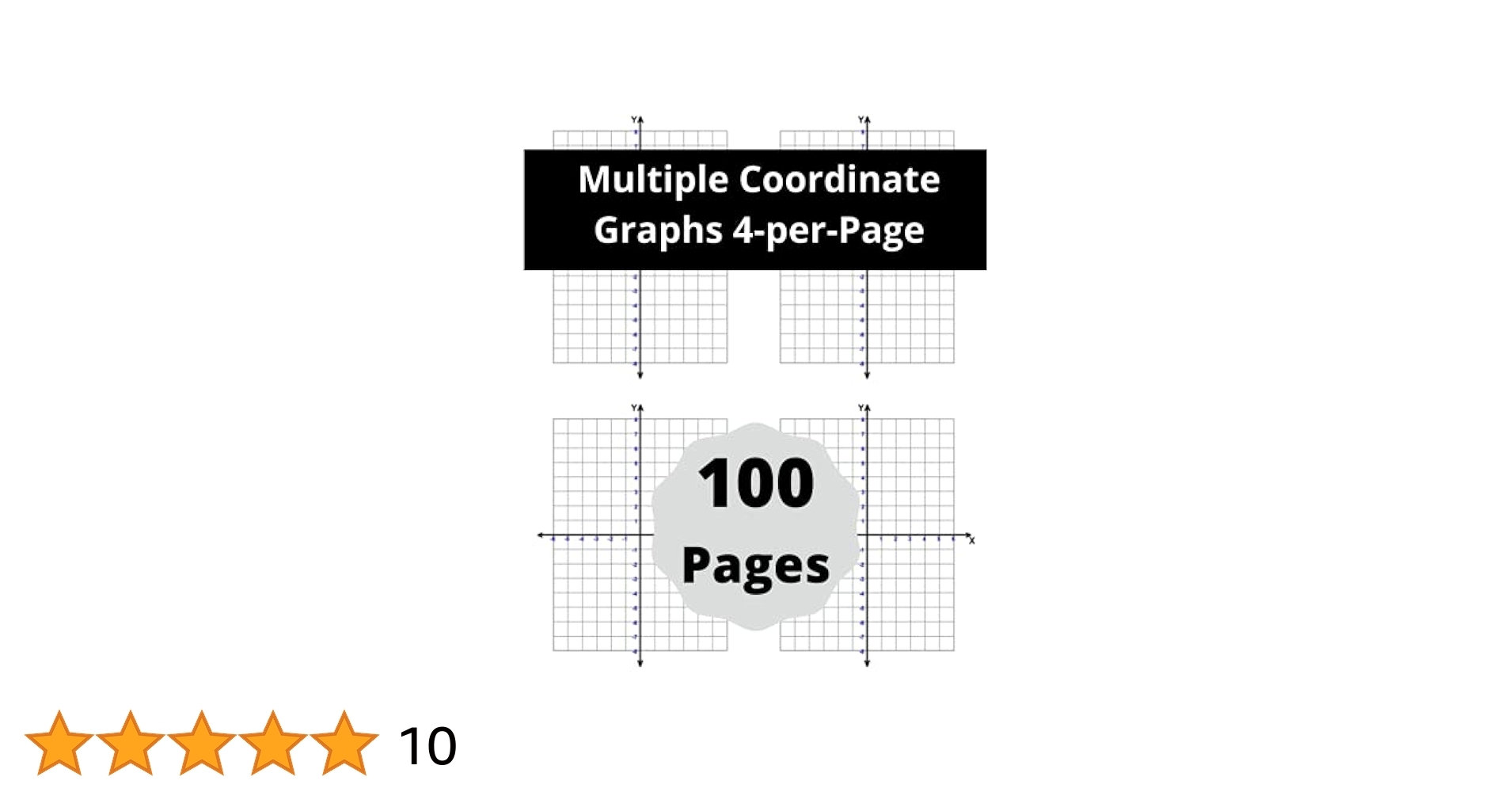 Printable Graph Paper 4 Per Page