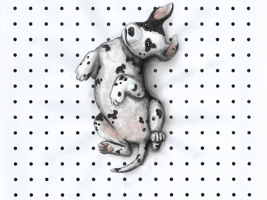 My 8 Animal Drawings On Lined Dotted And Graph Paper Are Made To Look Like They Are Playing On The Page Bored Panda