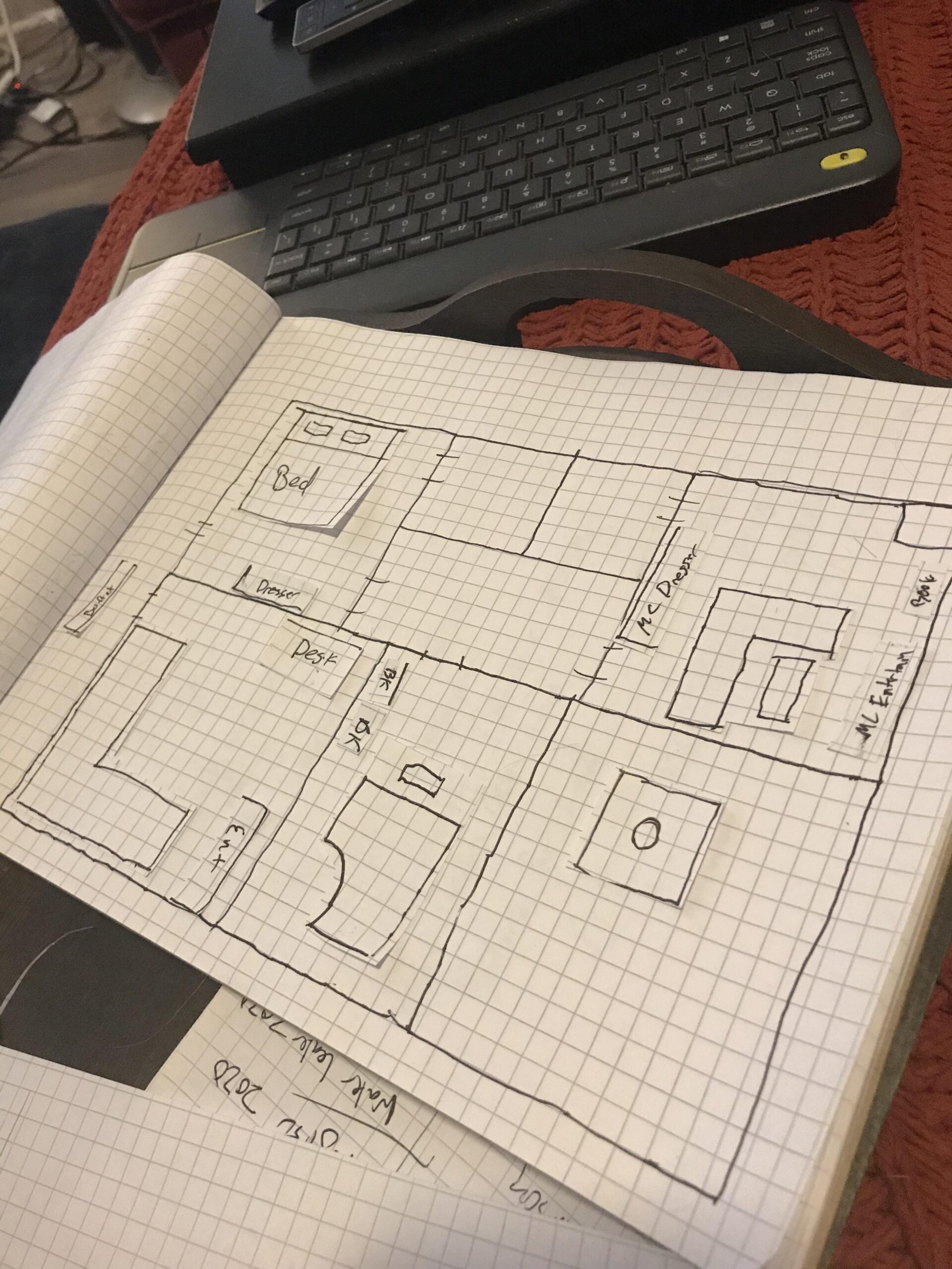 My Boyfriend s Mapping Out Our Furniture For Our New House On Graph Paper R mildlyinteresting