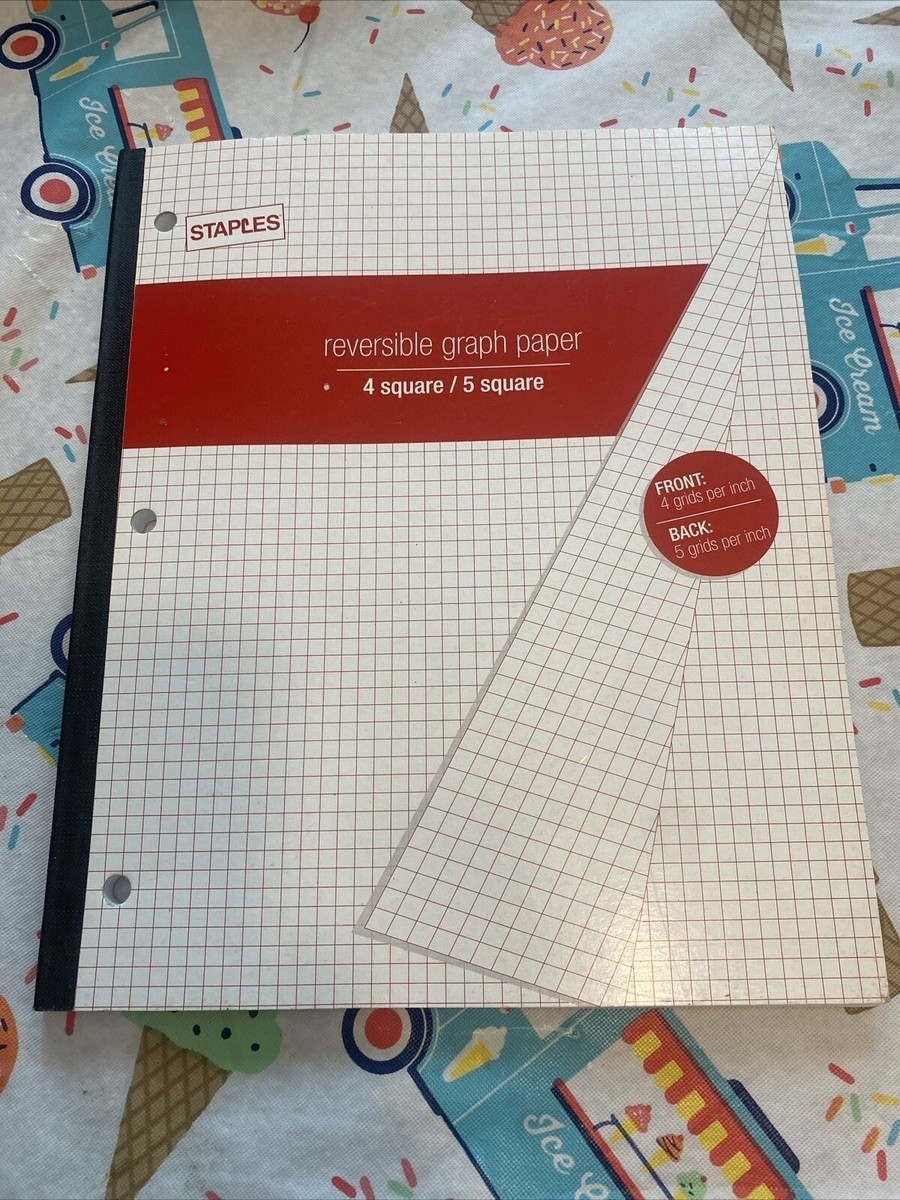 Staples Reversible Graph Paper