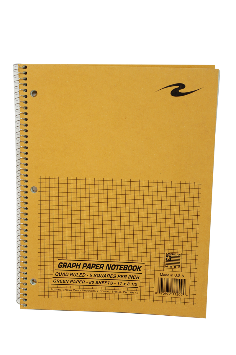 One Inch Graph Paper Notebook