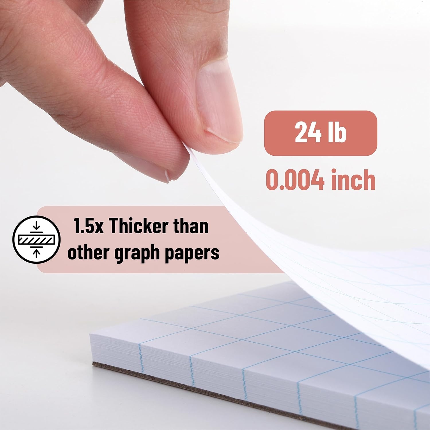 Notepads 8 5 X 11 Mr Pen Graph Paper 2 Pack 8 5 x11 2x2 2 Squares Per Inch 55 Sheets Pad Graphing Paper Grid Paper Pad Math Graph Paper Pad Drafting Paper Graph Paper Notebook