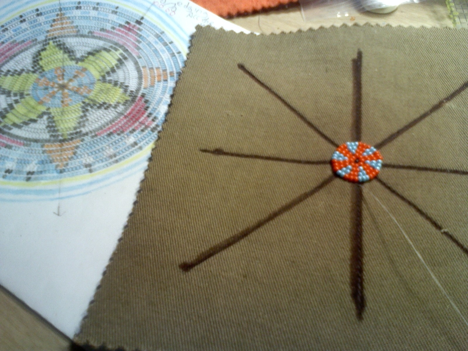 Rosette Beading Graph Paper