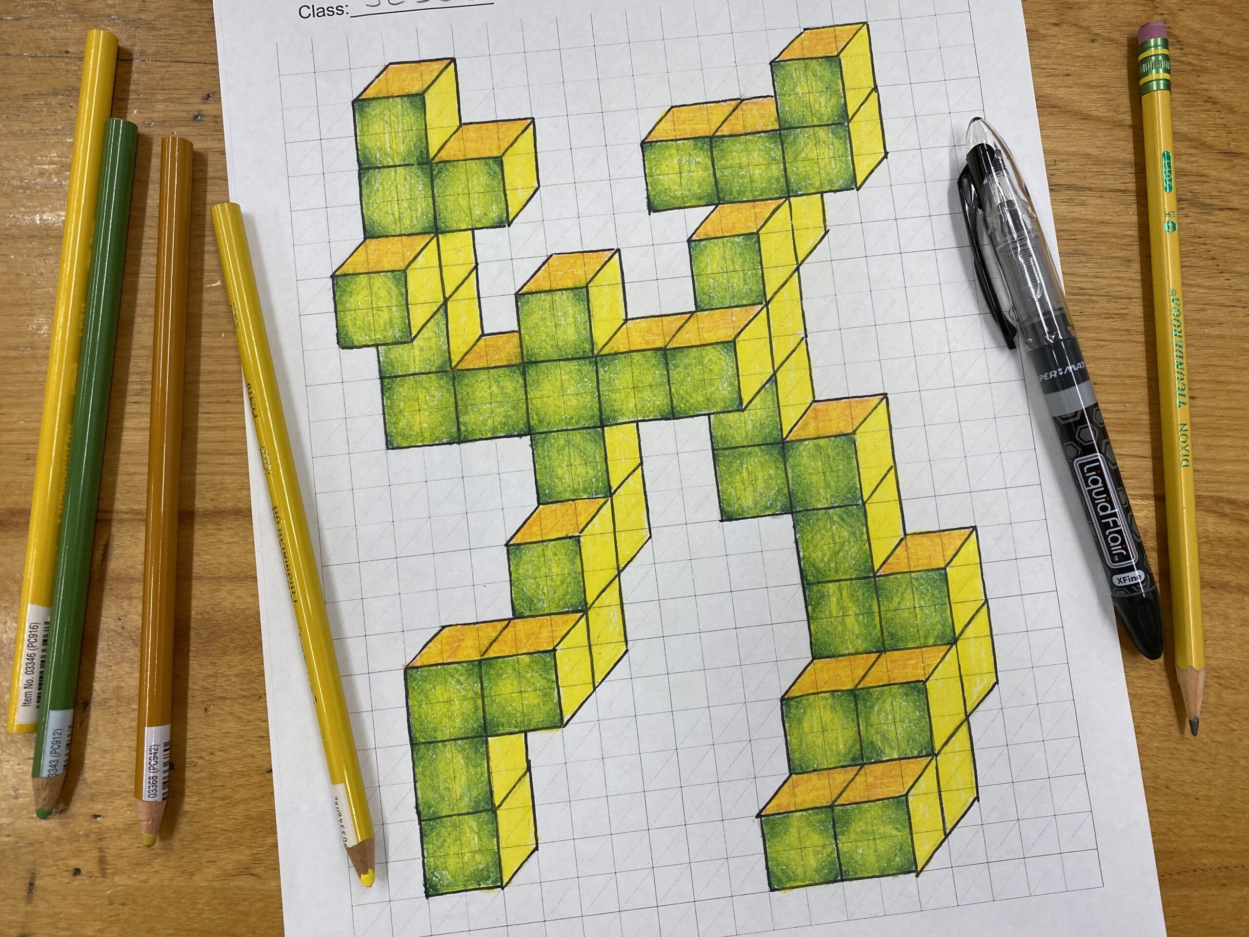 Oblique Projection Assignments Technical Drawing
