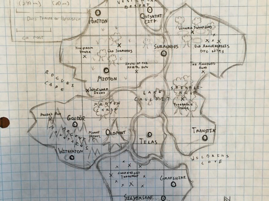 OC I Know That Computer generated And Full color Maps Are All The Rage But I ll Always Love Making The Good Old fashioned Graph Paper Pencil And Pen Maps R DnD