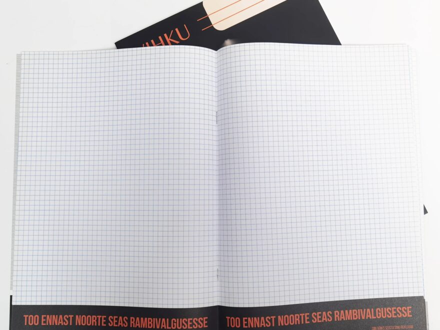 OEM Custom Promotional Cheap A4 A5 Graph Paper Saddle Stitch Stationery Notebook With Logo Printing