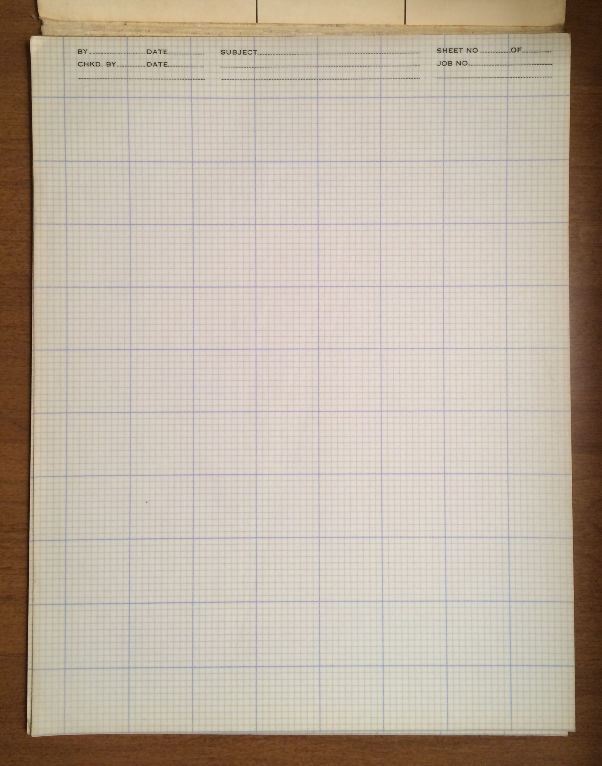 Polar Graph Paper Decades