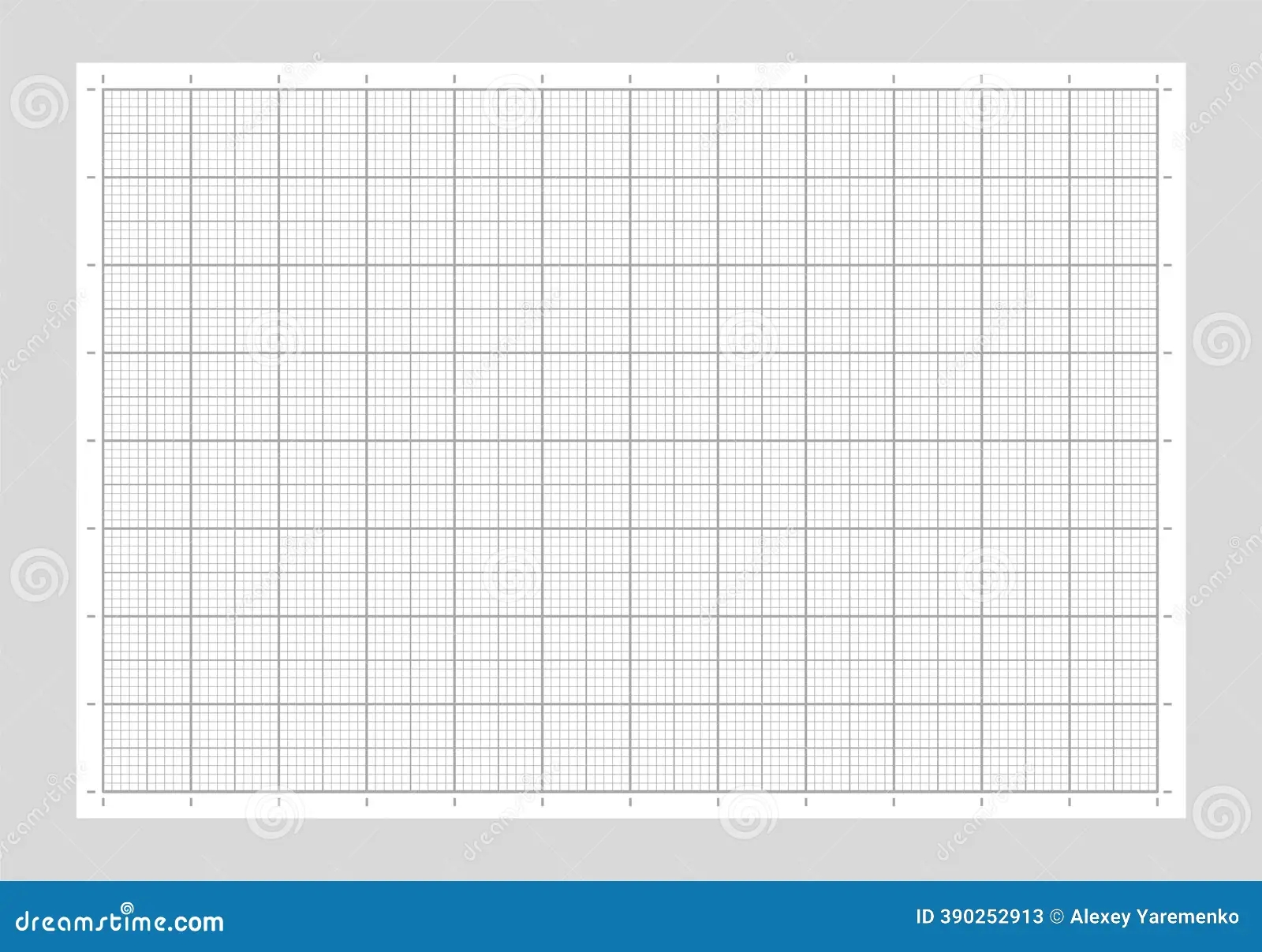 Graph Paper With Markings