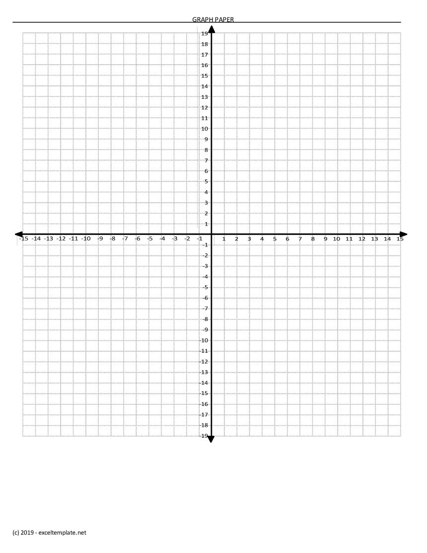 Printable Graph Paper X Y Axis
