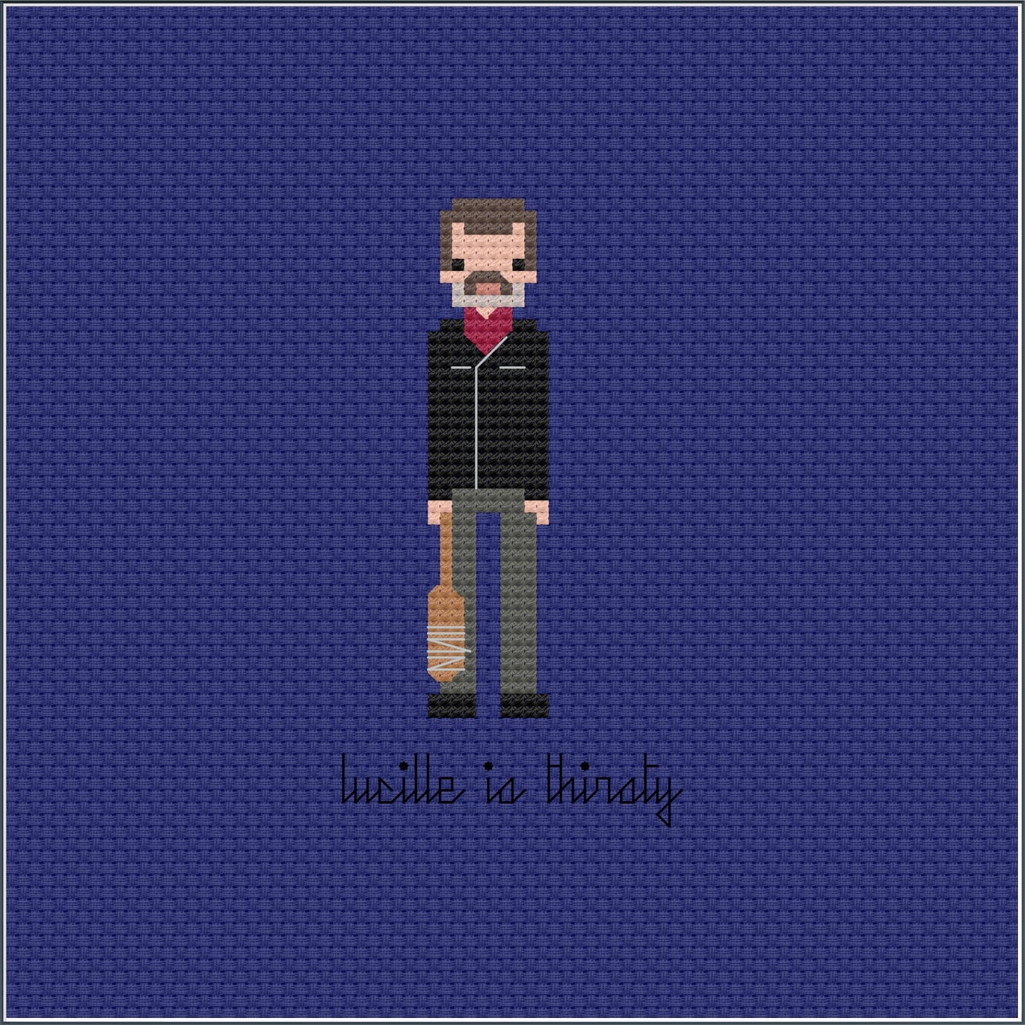 Neegan Cross Stitch Graph