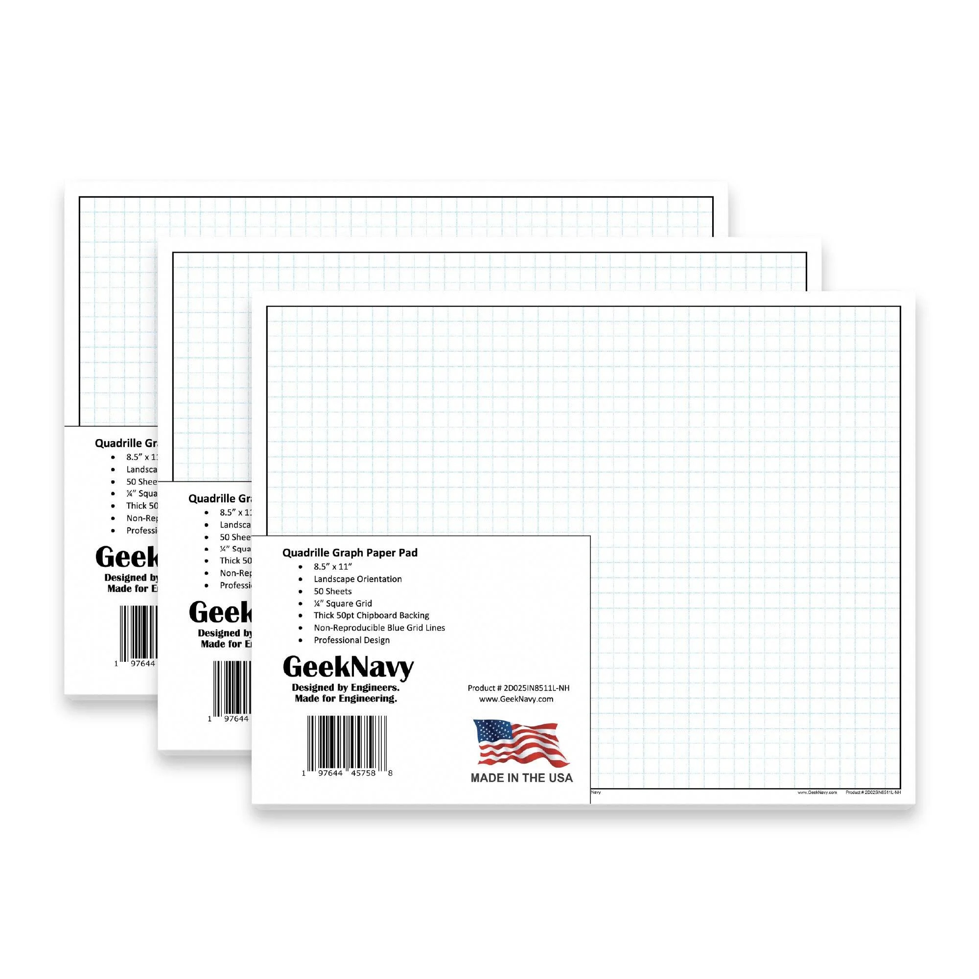 4 Quadrant Graph Paper Small