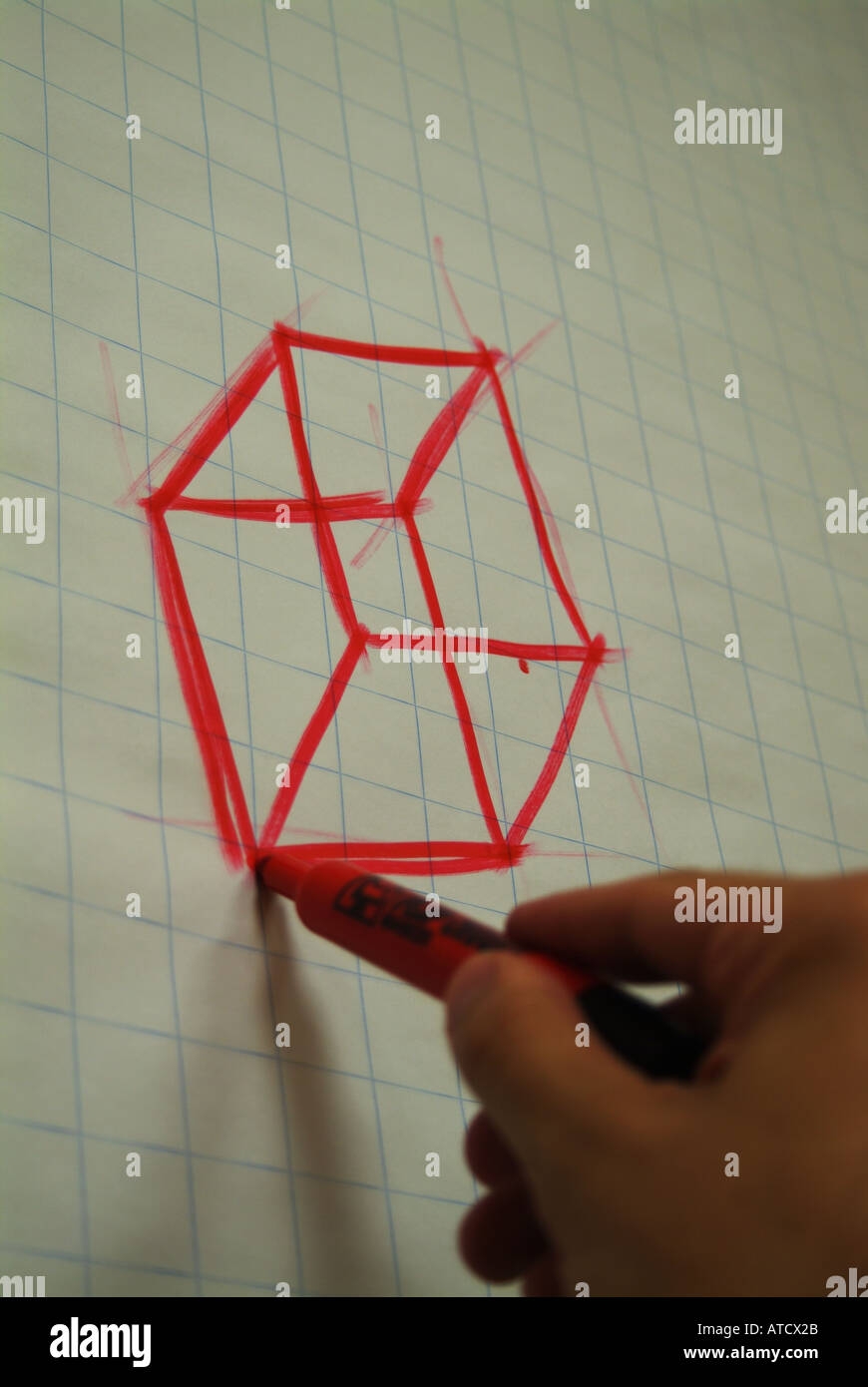 3d Squares On Graph Paper